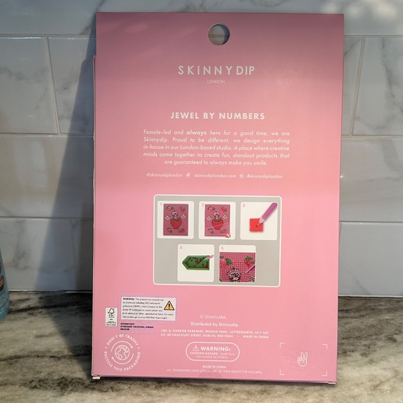 Skinnydip STRAWBERRY SHORTCAKE Jewel by Numbers Kit Diamond Art Painting NEW! - Picture 5 of 10